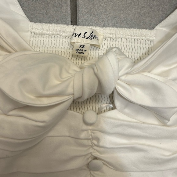 For Love and Lemons Jessie Crop Top - Size Extra Small - Picture 4 of 4